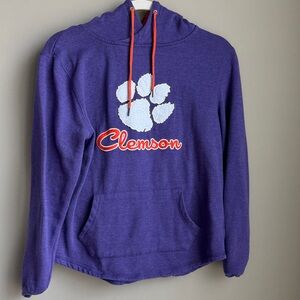 Juniors Purple Clemson Women's Hoodie Medium